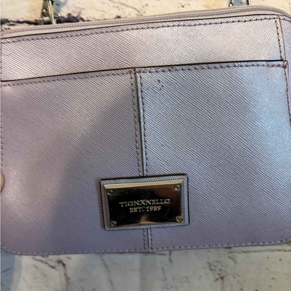 Tignanello Purple Crossbody Bag